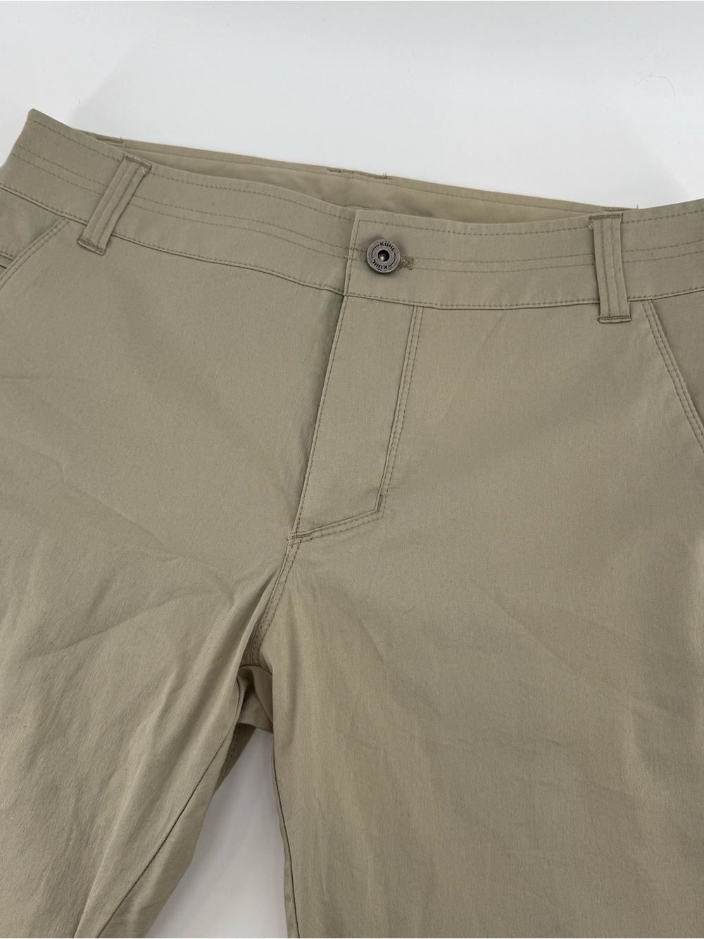 Kuhl Resistor Lite Chino Pants Mens 30x30 Beige Canvas Stretch Hiking Outdoor